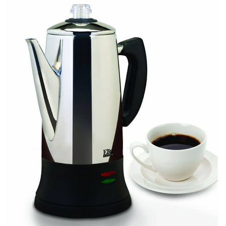 Maxi Matic Elite Platinum 12-Cup Percolator, Stainless (Best Rated Electric Percolator Coffee Pot)