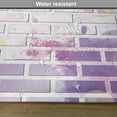 thumbnail image 6 of Ambesonne Violet Place Mats Set of 4, Vector Graffiti Brick, Standard Size, Violet and Lavender, 6 of 6