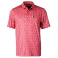 thumbnail image 2 of Men's Cutter & Buck Red Indianapolis Indians DryTec Pike Constellation Print Stretch Polo, 2 of 3