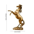 thumbnail image 4 of Resin Horse Statue under $5! CQCYD Resin Horse Ornament for Desk and Bookcase, Unique Shape Handcrafted Figurine, Personalized Home Decor for Study and Office, 4 of 9