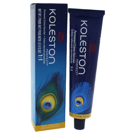 Wella Koleston Perfect Permanent Creme Haircolor - 7/1 Medium Blonde/Ash - 2 oz Hair Color