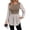 36# Coffee, variant on Tunic Tops Womens Long Sleeve Crew Neck Bell Babydoll Peplum Blouses Fall Fashion Complexion 2XL