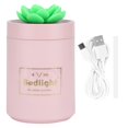 thumbnail image 1 of Essential Oil Diffuser, With Night Light Durable 340ML  Freshener, For Office Home Car 12.5x7.8cm Pink, 1 of 8