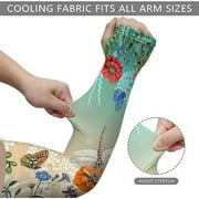 Numjaw Gardening Sleeves for Women Farm Sun Protection Ice Silk Thorn Proof Cooling Arm Sleeves to Cover Arms for Garden Sports