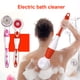 thumbnail image 4 of Cepillo eléctrico de baño Advancent Cuidado Personal Masaje Exfoliante Naranja CE1349-02B, 4 of 6