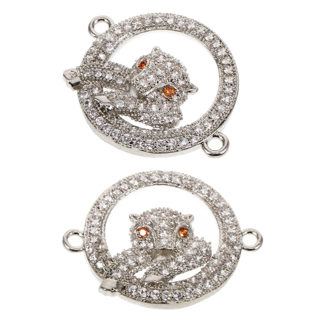 Houderco 2Ud Para Joyería De Collar Y Pulsera Acabado Plateado