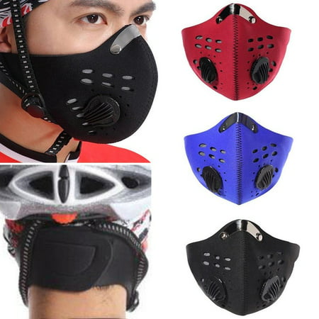 PM2.5 Gas Protection Filter New Anti-Pollution Bike Bicycle Riding Respirator Dust Mask (Best Gas Mask For Chemical Attack)