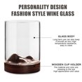 thumbnail image 3 of Juego de vasos de whisky de montaña de 3 - vasos de whisky - vaso soplado - vaso para beber, 3 of 5
