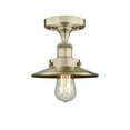 thumbnail image 3 of Innovations Lighting  Edison - 1 Light 8" Semi-Flush Mount - 2"H Shade Brushed Brass, 3 of 5