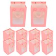 thumbnail image 1 of unbranded 10Ud Bolsa De Regalo Rosa Con Ventana Clara Y Asas Resistente Para Almacenamiento De Regalos, 1 of 8