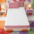 thumbnail image 4 of Erosebridal Linear Geometric Zipper Full Size Comforter Sets with Fitted Sheet and 2 Pillowcases,Aesthetic Stripes Zipper Bedding Set,Reversible,4-Piece, 4 of 7