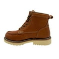thumbnail image 3 of AdTec Men Tumble Brown Men's Apex 6" SR Moc-Toe w/ Composite Safety Toe, 3 of 5