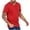 Red, variant on AherBiu Short Sleeve T-Shirts for Men V Neck T Shirts Cotton Tee Tops for Men Causal Summer Solid Color Tshirts for Men