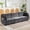 Dark Gray, variant on 111.42 * 32.28" 3-Seater Chenille Deep Sofa, Comfy Ergonomic Lounge Couch with Side Pocket, Lounge Couch with Soft Cushions for Living Room, Apartment, Office, Wood Frame,Dark Gray
