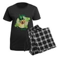 thumbnail image 5 of CafePress - St. Patrick Yellow Lab Women's Dark Pajamas - Women's Short Sleeve Print T-Shirt and Pants Dark Cotton Pajama Set, 5 of 7