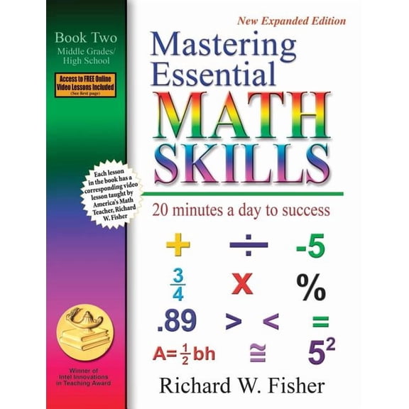 Mastering Essential Math Skills, Book Two, Middle Grades/High School: 20 Minutes a day to success, (Paperback)