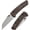 Copper and Black, variant on Kansept Main Street Folding Pocket Knife 3.36" CPM S35VN Blade,Amber PEI Handle,K1015V4