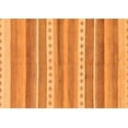 thumbnail image 1 of Ahgly Company Indoor Rectangle Abstract Orange Modern Area Rugs, 4' x 6', 1 of 4