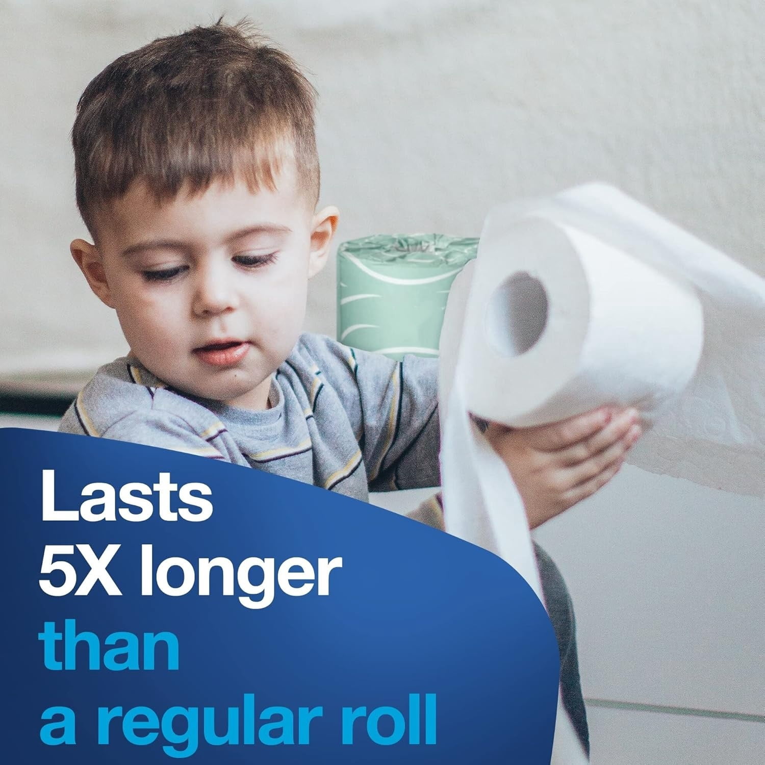 Toilet Paper, White, 2-Ply 100%  d,  -Friendly, T24 Compatible 96 Rolls x 500 Sheets (TM1616S)