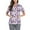01-Purple, variant on Scrubs for Women Petite,Floral Print Scrub Tops - Side Pocket Design for Nurses & Healthcare Workers - Purple - XXXL