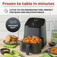 thumbnail image 2 of Instant Vortex 2QT Mini Air Fryer, Small Air fryer that Crisps, Reheats, Bakes, Roasts for Quick Easy Meals, Includes over 100 In-App Recipes, is Dishwasher-Safe, from the Makers of Instant Pot, Black, 2 of 5