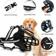 thumbnail image 4 of Reflect Light Dog Mouth Guard Cover Comfy Breathable Basket Muzzle Against Biting Barking Dog Mask Anti-barking Muzzle For Pets, 4 of 9