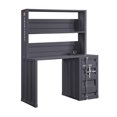 thumbnail image 1 of ACME Cargo Desk & Hutch in Gunmetal, 1 of 5