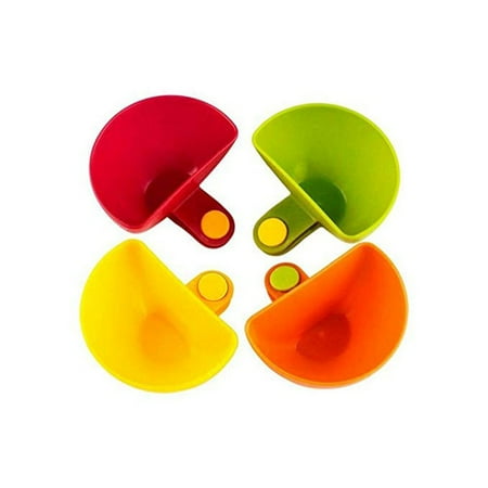

QWY 1Pcs Assorted Seasoning Sugar S Tomato Sauce Dishes Kitchen Clip Bowl Dip