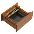 thumbnail image 4 of RENACLIPY 1Pack Model Miniature for Doll House Furniture in Brown Wood 10.7x3.5in, 4 of 8
