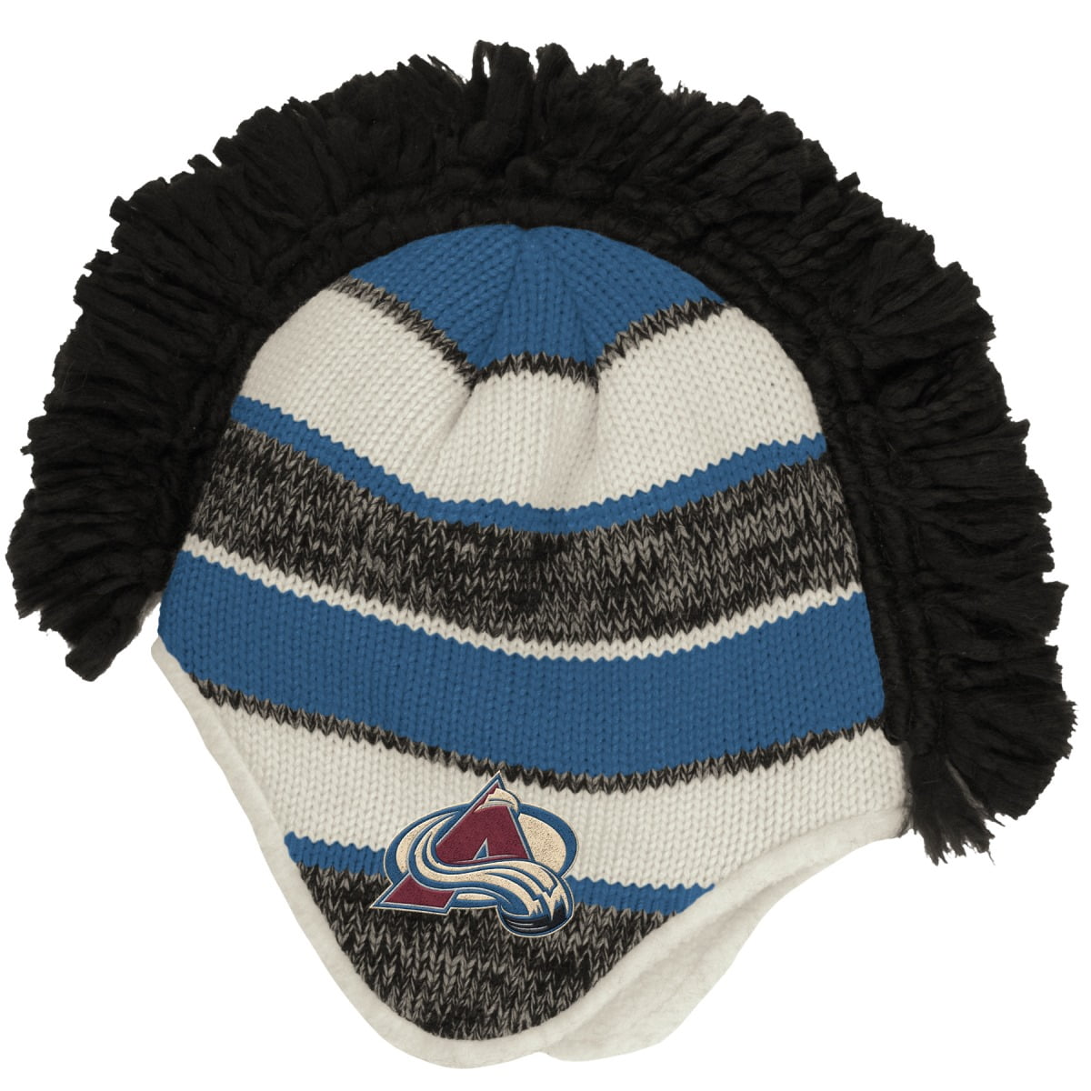 Colorado Avalanche Reebok NHL 2015 "Face-Off" Spiked Mohawk Knit Hat by Reebok