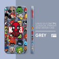 thumbnail image 3 of Case For OPPO FIND X6 X3 REALME X7 X50 RENO 2 4Z 4 6 Lite 5Z 5F 4G 5G PRO Liquid Silicone Case Marvel Cartoon Venom Deadpool, 3 of 5