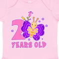thumbnail image 4 of Inktastic 2 years old with Butterfly and Flowers Girls Baby Bodysuit, 4 of 5