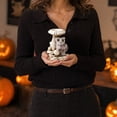 thumbnail image 7 of Halloween Owl Crystal Ball Stand Resin Plastic Base for Sphere Candle Holder Tabletop Decor 10cm, 7 of 7