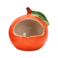 thumbnail image 1 of Forma de fruta de la casa de hámster, lindo baño de criatura, cueva, nido, jaula de cabaña, escondite de animales pequeños para gerbils enanos hamste Naranja, 1 of 8