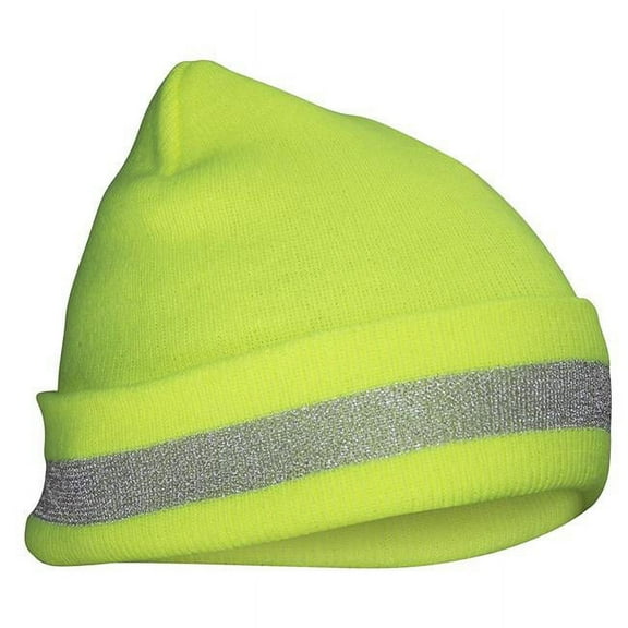 SAS Safety SAS-690-1711 Hi-Viz Knit Beanie, Yellow