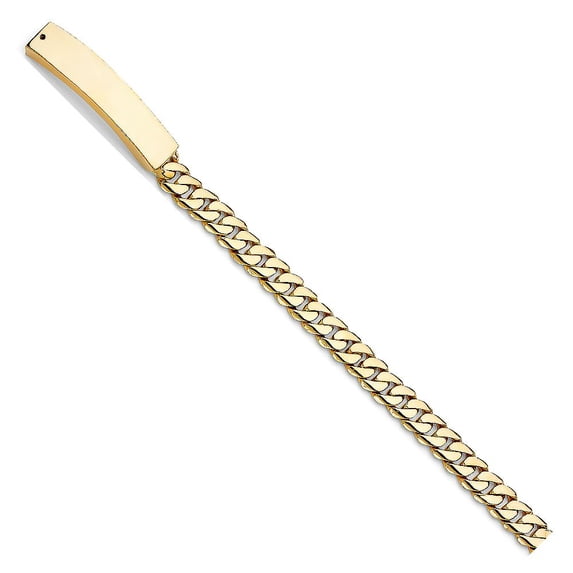 14K Miami Cuban Link MIL-ID Bracelet - 8.5"