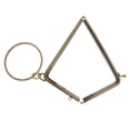 thumbnail image 1 of Abbracc Metal Purse Frame Clutch Handle Bag L Shape Kiss Clasp Lock DIY Craft Handmade Bronze Tone, 1 of 9