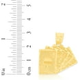 thumbnail image 3 of Floreo 10k Yellow Gold Royal Flush Playing Cards Pendant Small, 3 of 3