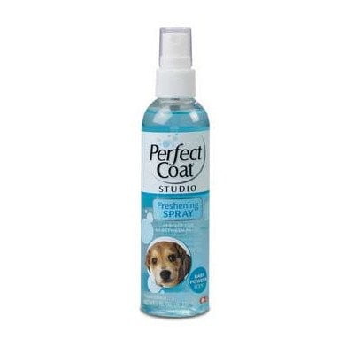 baby powder scented dog spray