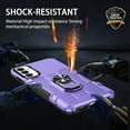 thumbnail image 3 of Phone Case for Samsung Galaxy A13 5G Case, A13 5G Phone Case Built in 360 Rotating Ring Stand, Luxury Heavy Duty Armor Hard PC Soft TPU Slim Phone Case for Samsung Galaxy A13 5G - Purple, 3 of 10