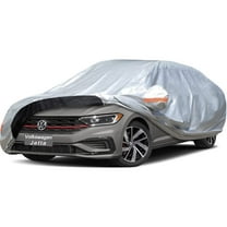 KouKou Car Cover Custom Fit Volkswagen Jetta from 1998 to 2022, Oxford Full Exterior Cover Waterproof All Weather, Silver