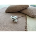 thumbnail image 2 of Soft 100% Turkish Cotton Muslin Bed Shams, Brown, 20 x 30 inches, Standard Size 2 Pieces Shams, 2 of 4