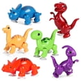 thumbnail image 3 of Purple Dinosaur Simulation Figures With Suction Cups Stretchable Toys, 3 of 4