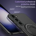 thumbnail image 4 of Dteck Case for Samsung Galaxy S23 Plus,Shockproof PC Case Magnetic Invisible Stand Slim Back Cover Compatible with MagSafe for Galaxy S23+,Black, 4 of 6