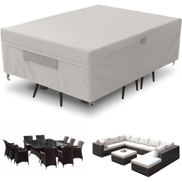 MR. COVER Patio Furniture Sectional Set Covers Waterproof, Outdoor
