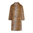 thumbnail image 5 of KIHOUT Mens Winter Coat Fashion Casual Thicken Leopard Print Long Sleeve With Pocket Keep Warm Mid-length Jacket,Size S-3XL, 5 of 5