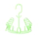 thumbnail image 1 of Colgador de zapatos multifuncional, gancho para colgar, estante de secado para zapatos con 2 clips (verde), 1 of 8
