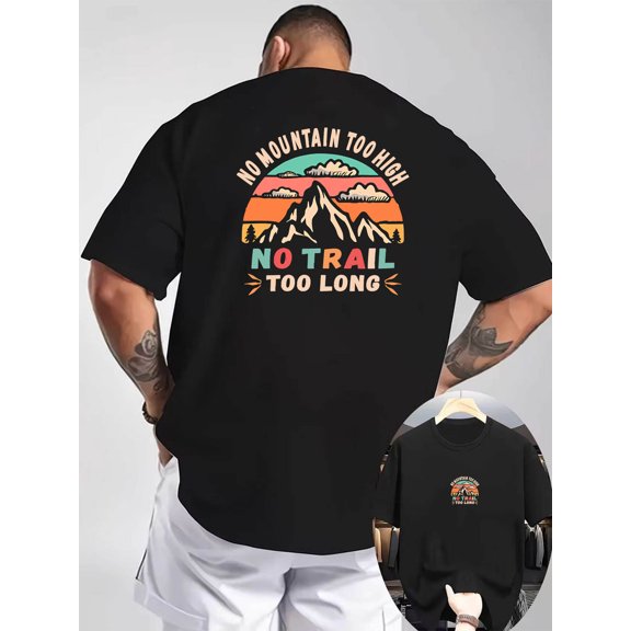mens t shirt graphic design for outdoor exploration