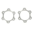 thumbnail image 1 of SHISUYAN 2Pcs Bike Freewheel Threaded Hubs Disk Discs Brake Rotors 6 Holes Adapter, 1 of 9