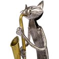 thumbnail image 4 of Escultura de metal de gato con figura de guitarra, regalos para Acción de Gracias, Navidad, manualidades y decoración del hogar, estilo 1, 4 of 5